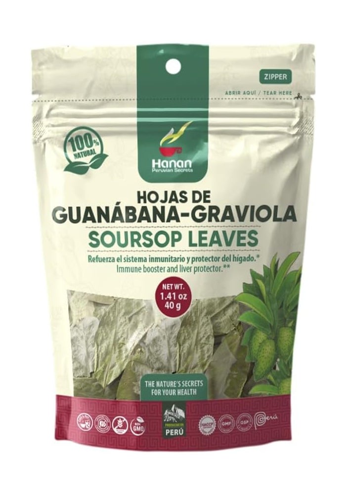 Hanan Soursop Leaves Tea - 1.4oz (40g) - Image 1